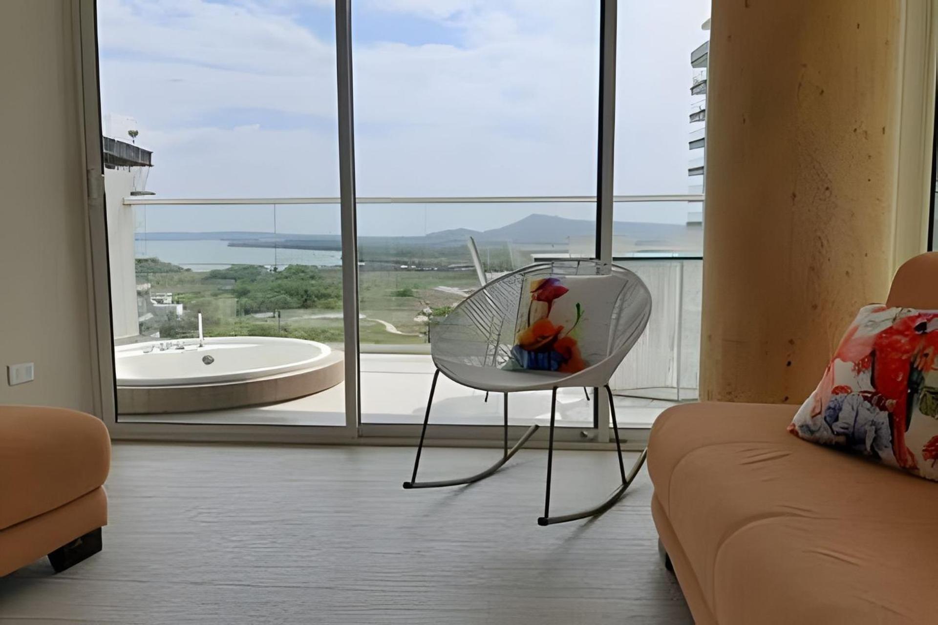 2 Dormitorios Jacuzzi Y Vista Mar. Frente A Playa Cartagena Buitenkant foto